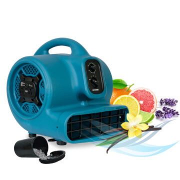 scented air mover with built-in power outlets