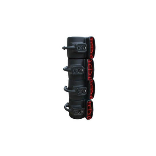 Stackable up to 4 units high for easy storage