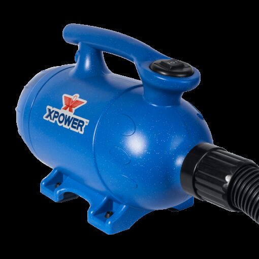 XPOWER B-2 Pro-At-Home Pet Dryer / Vacuum - Blue