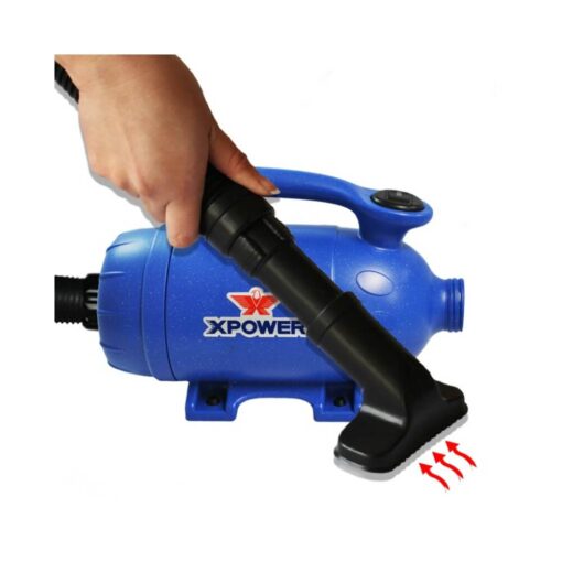 XPOWER B-2 Pro-At-Home Pet Dryer / Vacuum - Blue