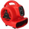 XPOWER P-200AT 1/8 HP Mini Air Mover with Timer & Power Outlets