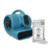 XPOWER P-450AT Scented Air Mover with Timer, Power Outlets & 8 oz Aroma Beads Refill - Fresh Breez