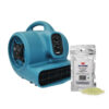 XPOWER P-450AT Scented Air Mover with Timer, Power Outlets & 8 oz Aroma Beads Refill - Grapefruit