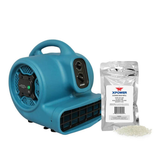 XPOWER P-450NT Scented Air Mover with Timer, Ionizer & 8 oz Aroma Beads Refill - Key Lime