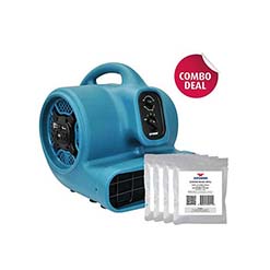 XPOWER P-450NT Scented Air Mover with Timer, Ionizer & 5 Aroma Beads Sample Packs