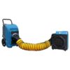 Connect ducting to XPOWER Air Scrubber and XPOWER Dehumidifier for industrial, residential, and construction applications