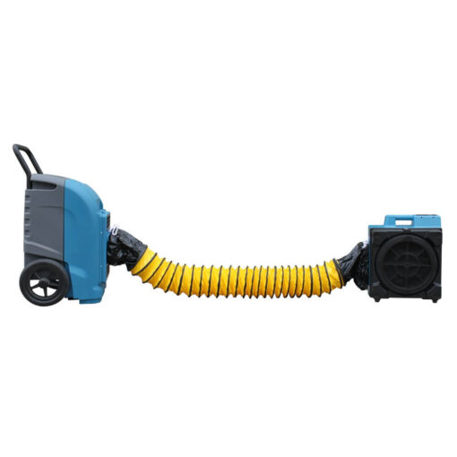 Connect ducting to XPOWER Air Scrubber and XPOWER Dehumidifier for industrial, residential, and construction applications