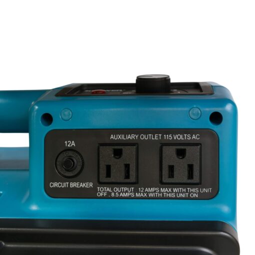 Built-in power outlets for daisy chain with dual thermal protection