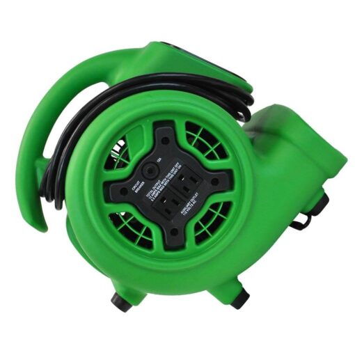 XPOWER P-230AT Green - 45 degree angle - Refurbished
