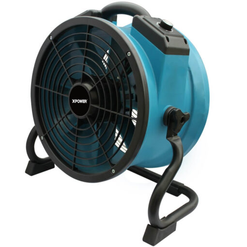 XPOWER X-34AR 1/4 HP Sealed Motor Variable Speed Industrial Axial Fan with Power Outlets