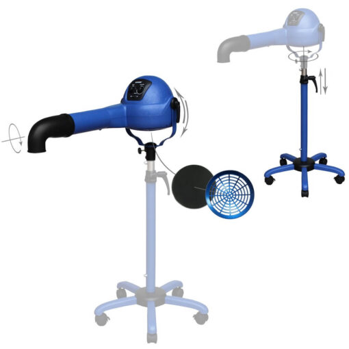 The easy-access 2-filter system includes a screw-off stainless steel end cap and washable inner foam filter