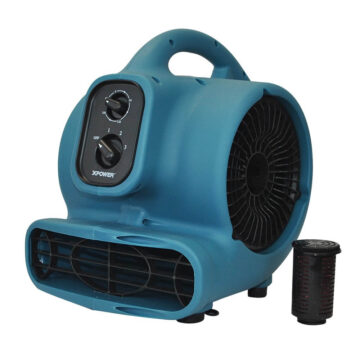 XPOWER P-250NT Freshen Aire 1/5 HP Scented Air Mover with Timer & Ionizer