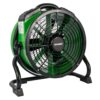 XPOWER X-34AR 1/4 HP Sealed Motor Variable Speed Industrial Axial Fan with Power Outlets - Green