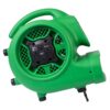 XPOWER P-430AT 1/3 HP Air Mover, Carpet Dryer, Floor Fan, Blower with Timer & Power Outlets - Air Chaser Exclusive