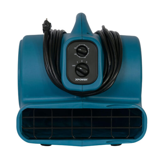 XPOWER P-450AT Freshen Aire 1/3 HP Scented Air Mover with Timer & Power Outlets