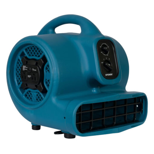 XPOWER P-450AT Freshen Aire 1/3 HP Scented Air Mover with Timer & Power Outlets