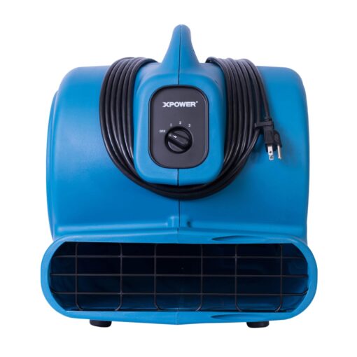 XPOWER P-800 3/4 HP Air Mover, Carpet Dryer, Floor Fan, Blower