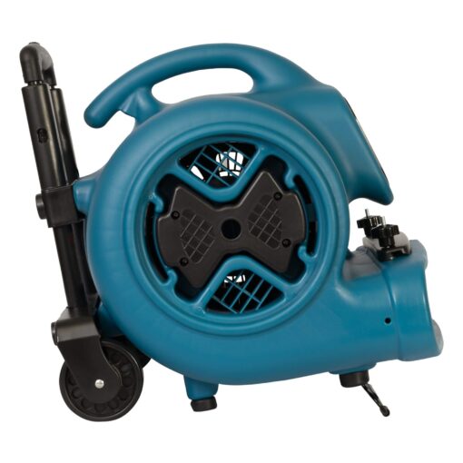 XPOWER P-630HC 1/2 HP Air Mover, Carpet Dryer, Floor Fan, Blower with Telescopic Handle, Wheels & Carpet Clamp