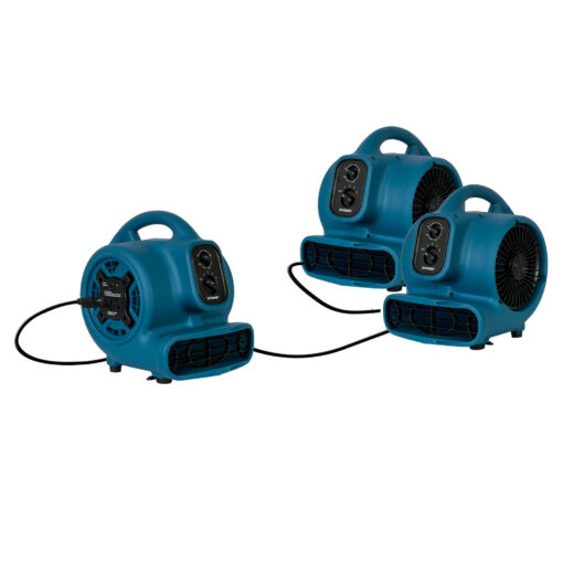 XPOWER P-260AT Freshen Aire 1/5 HP Mini Scented Air Mover with Timer & Power Outlets