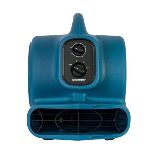 XPOWER P-260AT Freshen Aire 1/5 HP Mini Scented Air Mover with Timer & Power Outlets