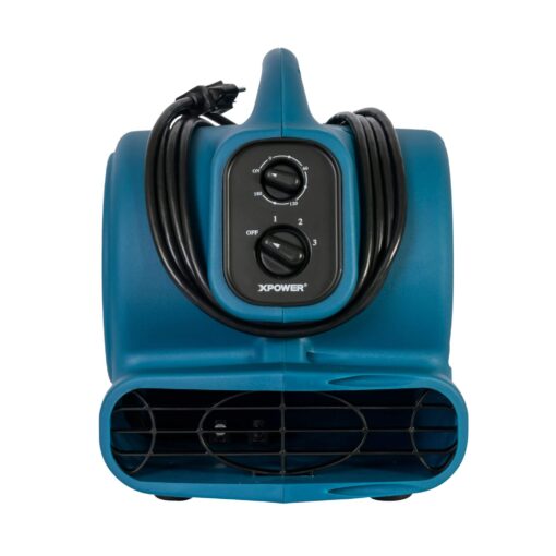 XPOWER P-260AT Freshen Aire 1/5 HP Mini Scented Air Mover with Timer & Power Outlets