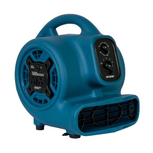 XPOWER P-260AT Freshen Aire 1/5 HP Mini Scented Air Mover with Timer & Power Outlets