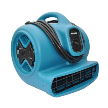 XPOWER X-600A 1/3HP Air Mover with GFCI Daisy-Chain (ABS)