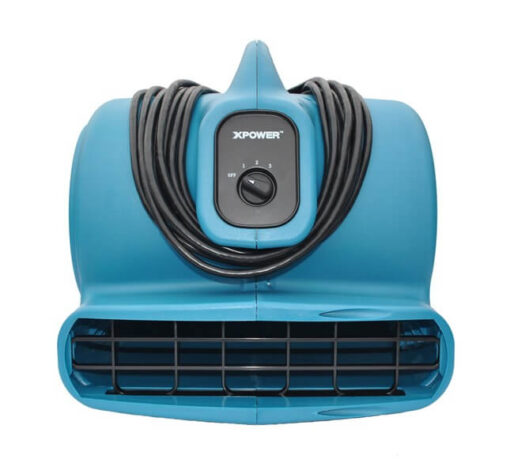 XPOWER X-600A 1/3HP Air Mover with GFCI Daisy-Chain (ABS)