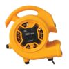 XPOWER P-130A 1/5 HP Mini Air Mover with Built-in Power Outlets