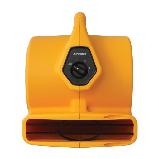 XPOWER P-130A 1/5 HP Mini Air Mover with Built-in Power Outlets