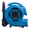 XPOWER P-830H 1 HP Air Mover, Carpet Dryer, Floor Fan, Blower with Handle & Wheels