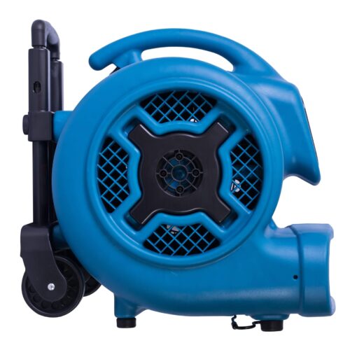 XPOWER P-830H 1 HP Commercial Air Mover Floor Dryer Fan w/ Handle & Wheels 