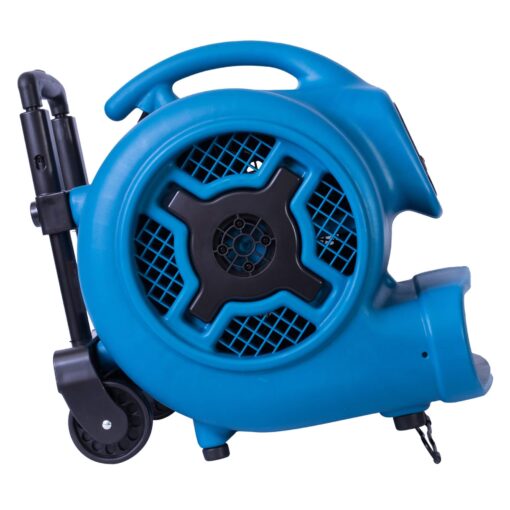 XPOWER P-830H 1 HP Air Mover, Carpet Dryer, Floor Fan, Blower with Handle & Wheels