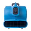 XPOWER P-830H 1 HP Air Mover, Carpet Dryer, Floor Fan, Blower with Handle & Wheels