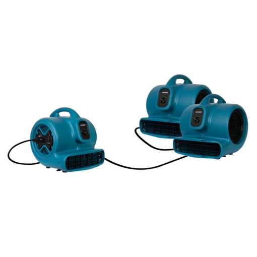 XPOWER X-600A 1/3HP Air Mover with GFCI Daisy-Chain (ABS)