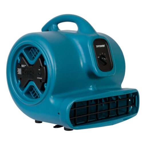 XPOWER X-600A 1/3HP Air Mover with GFCI Daisy-Chain (ABS)