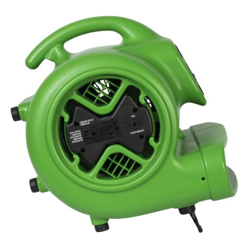 XPOWER X-600A 1/3HP Air Mover with GFCI Daisy-Chain (ABS)