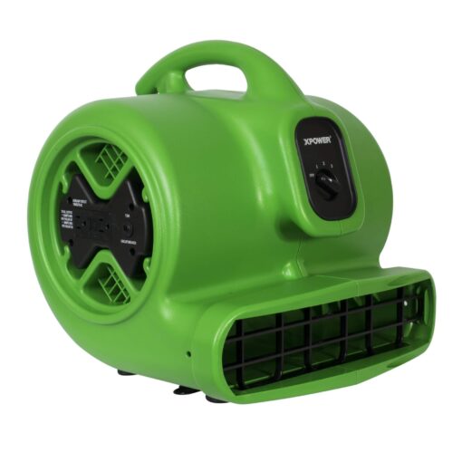 XPOWER X-600A 1/3HP Air Mover with GFCI Daisy-Chain (ABS)