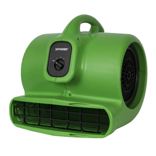 XPOWER X-600A 1/3HP Air Mover with GFCI Daisy-Chain (ABS)