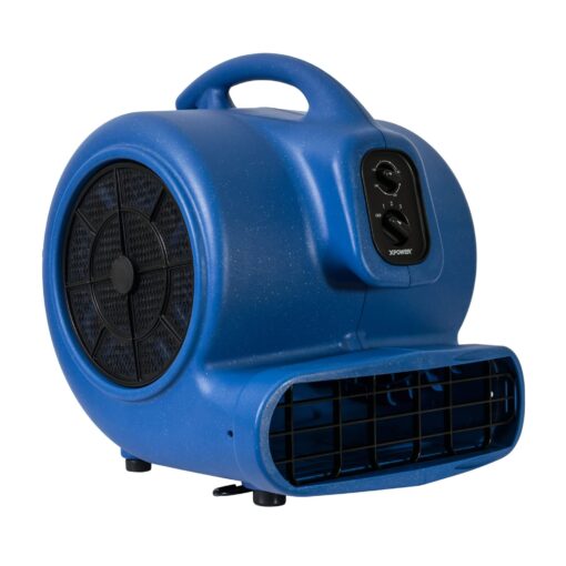 XPOWER X-800TF: 3/4HP Air Mover with Timer and Filters (ABS)