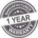 1 Year Warranty Manufacturer