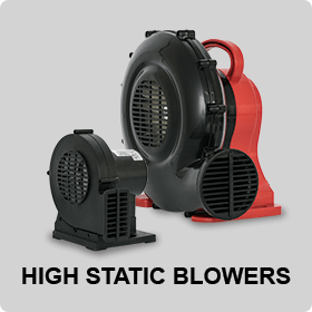 HIGH STATIC INFLATABLE BLOWERS