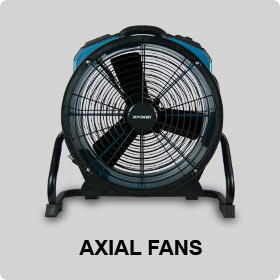 AXIAL FLOOR DRYER AND FANS